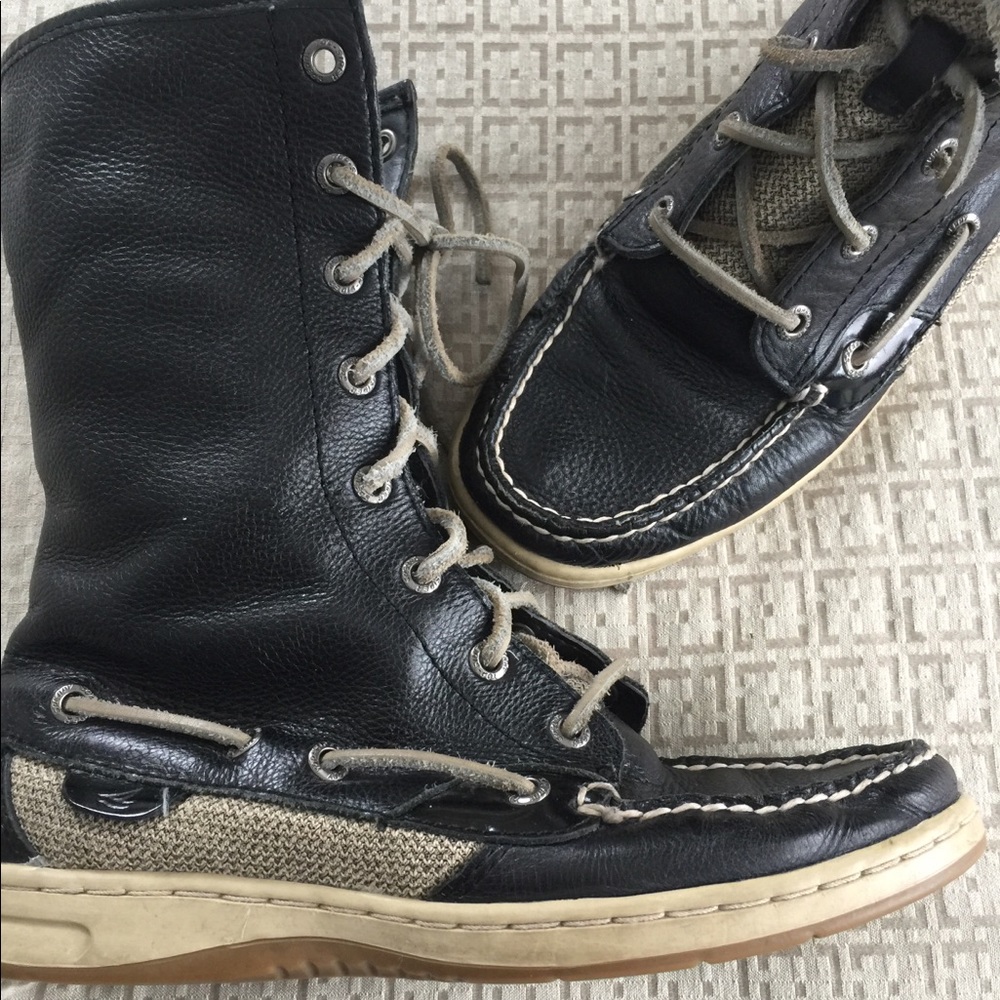 Sperry Topsider Boots Rare 6.5